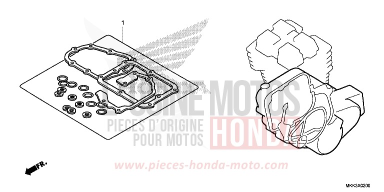 DICHTUNG SATZ B von Africa Twin PEARL GLARE WHITE (NHB53HB) von 2018
